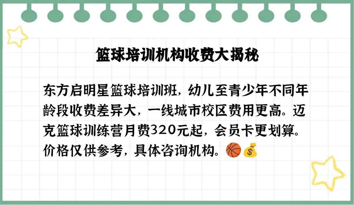 篮球训练课多少钱一小时